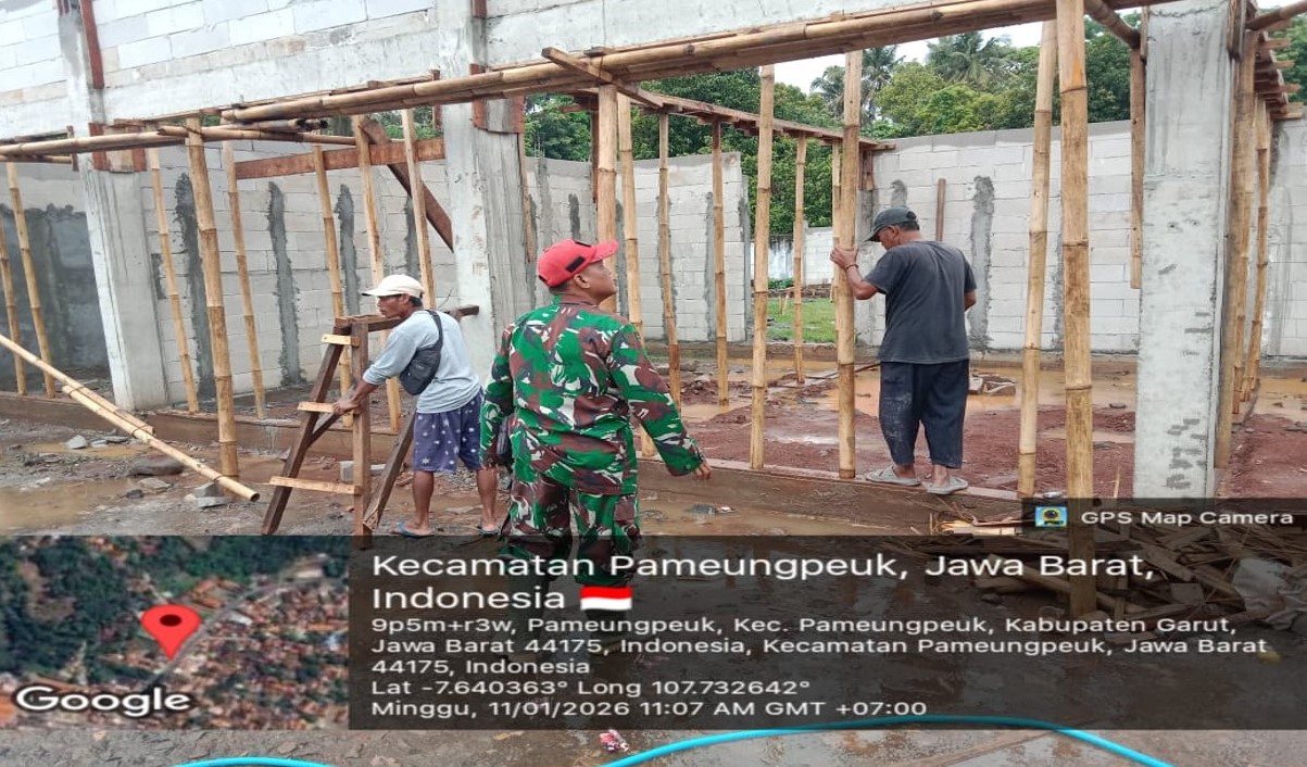PEMBANGUNAN GEDUNG KDMP DESA PAMEUNGPEU TAHAP 2